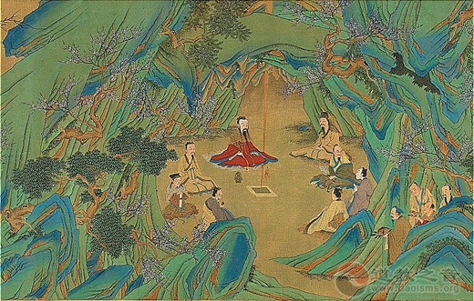 解密中美元首茶叙背后的那幅古画：洞天福地与道教艺术
